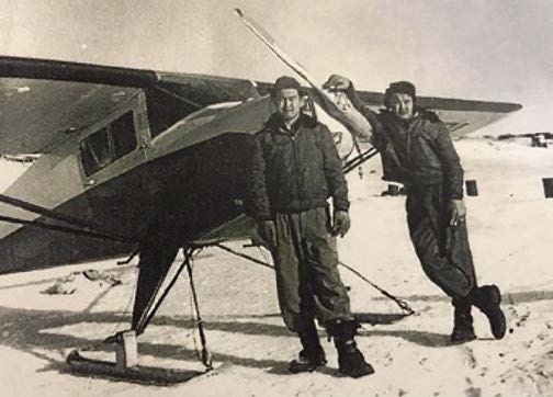 Pilots Fred and Frank Alstrom.