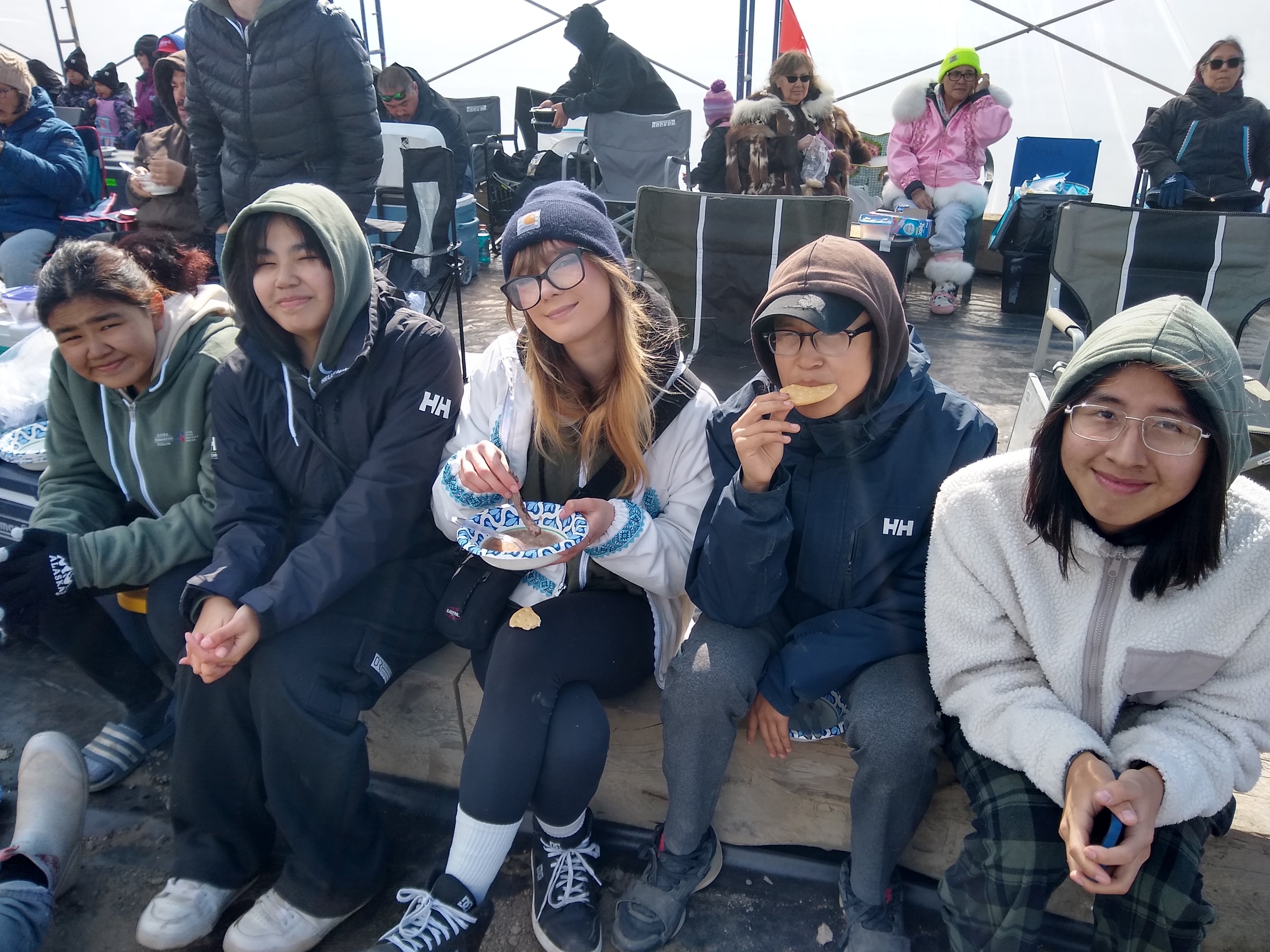 Students at Nalukataq