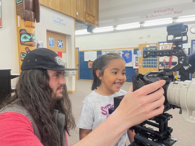 See Stories working with students in Angoon.