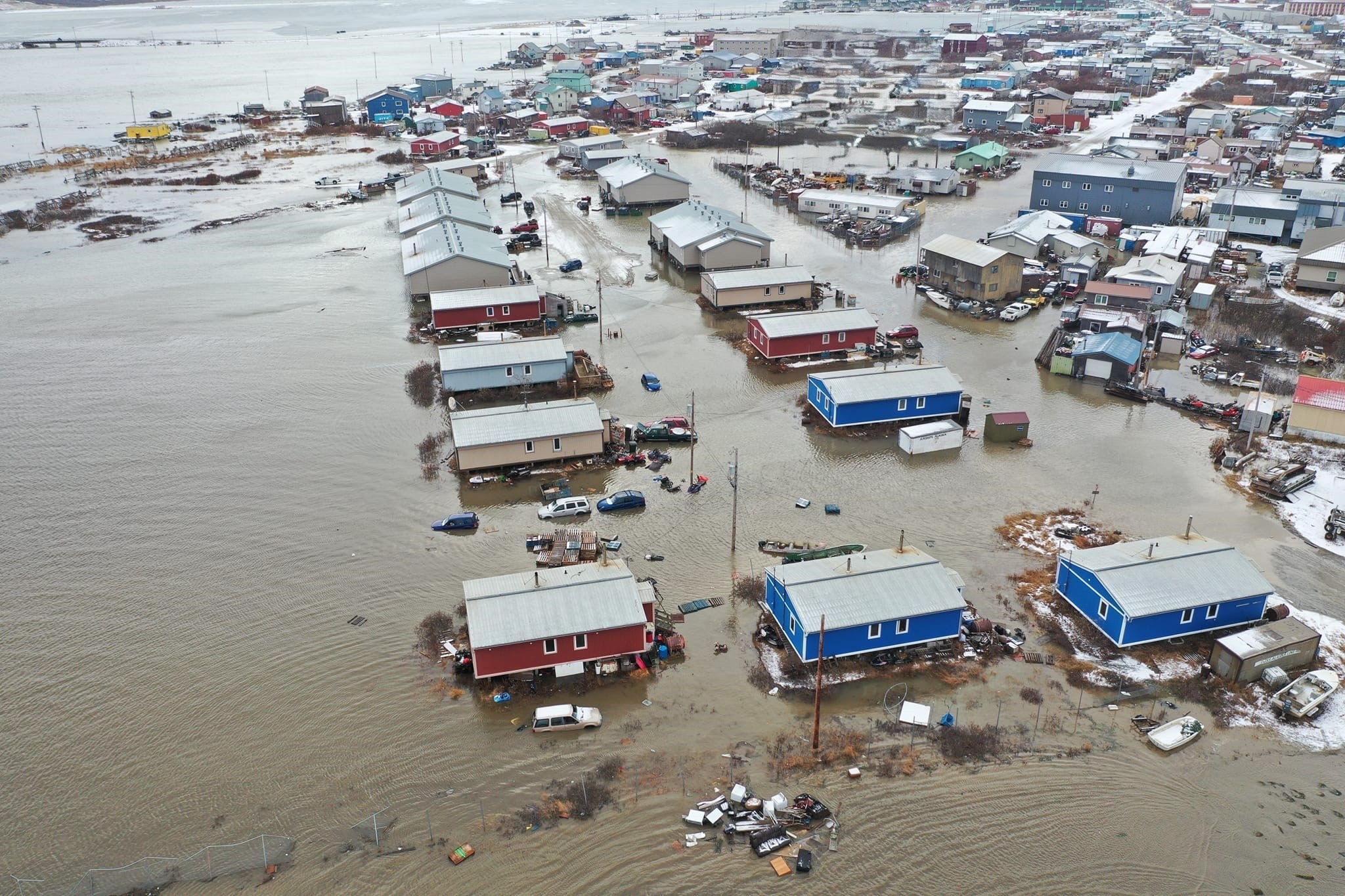 Kotzebue flooding in late October